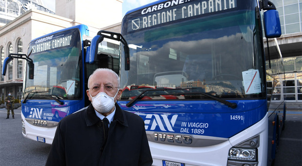 Recovery plan, la Regione Campania impegna 64 milioni di fondi Ue per duecento bus ecologici
