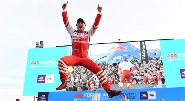 La gioia di Felix Rosenqvist sul podio di Marrakesh