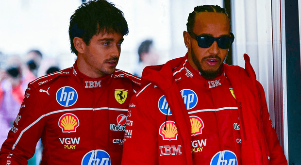 Lewis Hamilton con suo ingegnere di pista Riccardo Adami