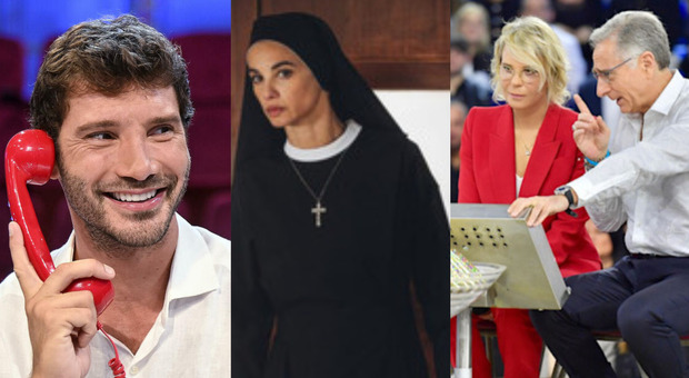 Pagelle ascolti tv, top e flop di ieri: De Martino senza rivali, Che Dio ci aiuti fa miracoli, Avanti un altro non decolla