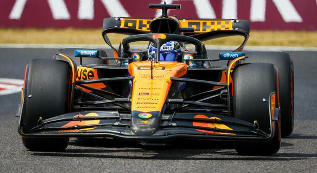 La McLaren di Oscar Piastri a Suzuka
