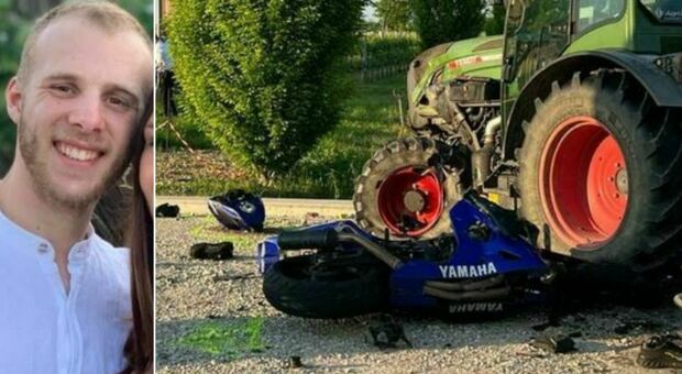 Andrea Buosi, muore nello schianto contro il trattore mentre provava la moto di un cliente appena riparata: aveva 27 anni