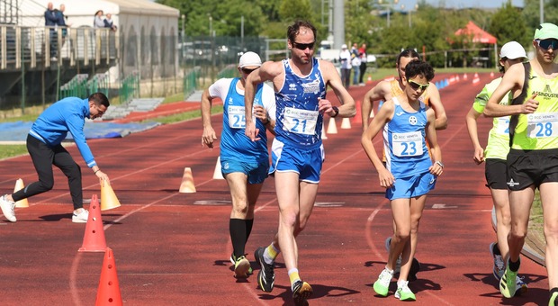 Alex Schwazer in azione a San Biagio di Callalta foto@ Atleticamente