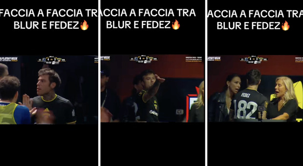 Fedez e Blur, rissa sfiorata a bordo campo: urla e minacce. Leonardo Bonucci e mamma Tatiana costretti a intervenire. Cos’è successo