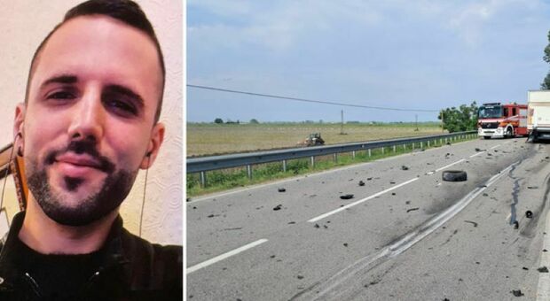 Matteo Marcato muore nello schianto contro un camion: salva la compagna e il figlio di 7 mesi. Tra due settimane ci sarebbe stato il battesimo
