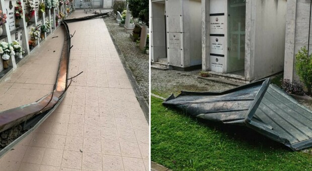 Ladri di rame in cimitero: un passante sente i rumori, sorpresi a smontare le grondaie. Denunciato un minorenne