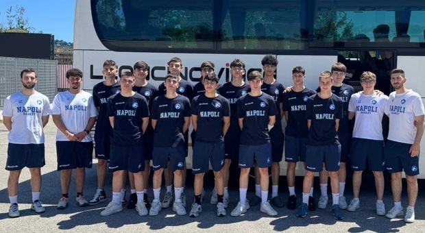 La squadra Under 15 del Napoli Basket