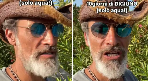 Raz Degan: «Dieci giorni di digiuno bevendo solo acqua, così ringiovanisco. Sembro fuori di testa, ma è solo gioia»