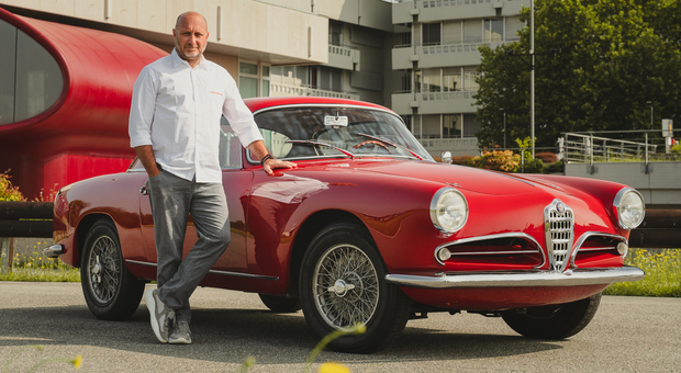 L'Alfa Romeo 1900 Super Sprint del 1956 con Max Sirena