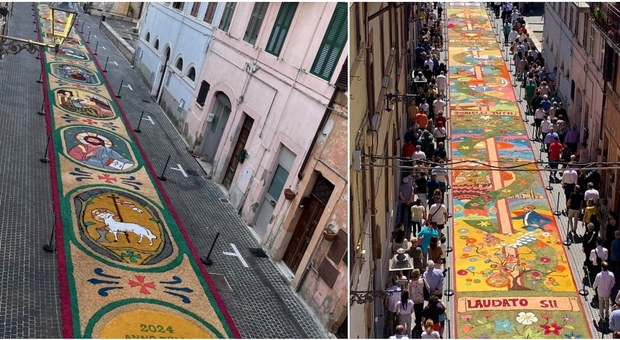 Torna l’Infiorata di Gallicano nel Lazio Corpus Domini 2025: la prima sostenibile realizzata con materiali di scarto