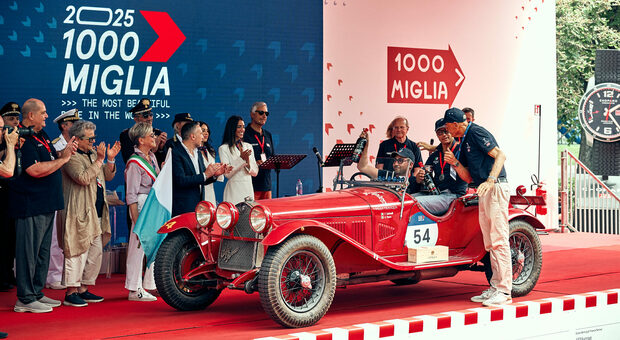 la coppia Vesco-Selvinelli con la 6C 1750 Super Sport del 1929
