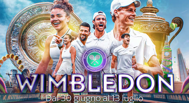 Wimbledon 2025 in esclusiva su Sky Sport: la programmazione completa