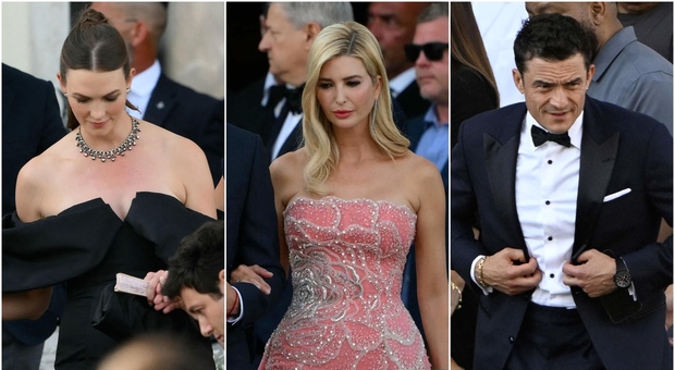 Matrimonio Bezos, pagelle look: lo sposo va sul sicuro (8), Ivanka Trump floreale (5), Kim Kardashian brilla (8), Karlie Kloss non ci siamo (4)
