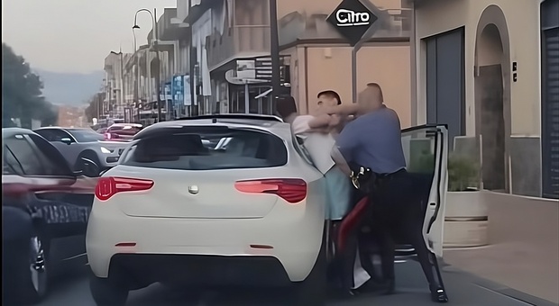 Folle corsa a Castel San Giorgio: i carabinieri bloccano un giovane