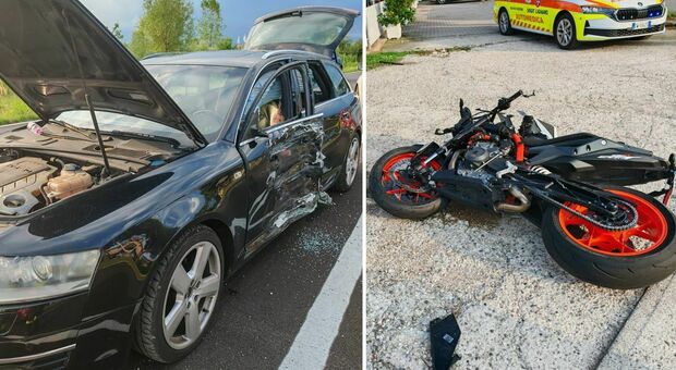 Incidente tra una moto e un'auto: muore centauro 25enne di San Vito al Tagliamento