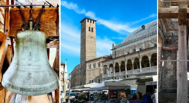 Torre degli Anziani, la campana è tornata a suonare dopo un secolo: in autunno la riapertura al pubblico dopo il restauro