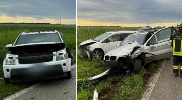 Incidente a Tornielli, schianto tra tre auto: ferite 5 persone, tra loro un minore