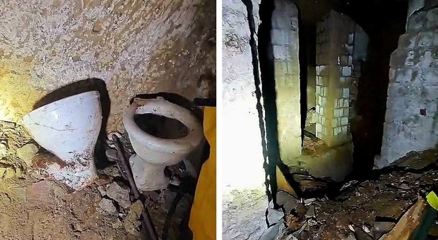Sotto Napoli riemergono i water della Seconda Guerra Mondiale: scoperti in un ricovero nei pressi di Via Salvator Rosa