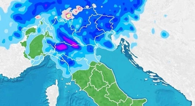 Grandine e nubifragi, allerta maltempo nel weekend con forti raffiche di vento. Allerta gialla in Veneto