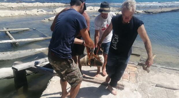 Ancona, antiche lapidi ebraiche trovate al Passetto: murate nel cancello, abbellivano le grotte