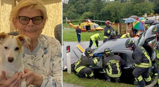 Clelia Viezzer, muore in un incidente stradale: la Toyota Yaris guidata dalla figlia finisce contro un ponticello nel fosso. Grave il marito
