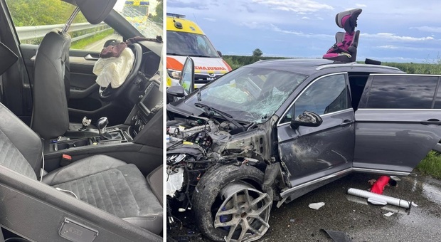 Maxi incidente tra 4 auto: bambina di 2 anni in fin di vita, 8 feriti (4 sono minorenni). L'ipotesi: un conducente ha sterzato per evitare un'anatra