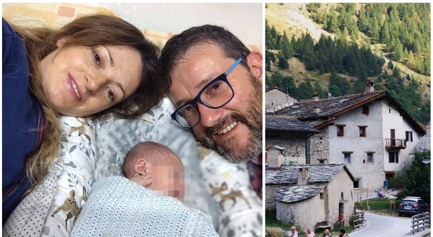 Nasce un neonato a Chiappera dopo 37 anni, i genitori: «Con Noah nel borgo siamo in sei, gli mancheranno delle cose ma la natura gliene regalerà altre»