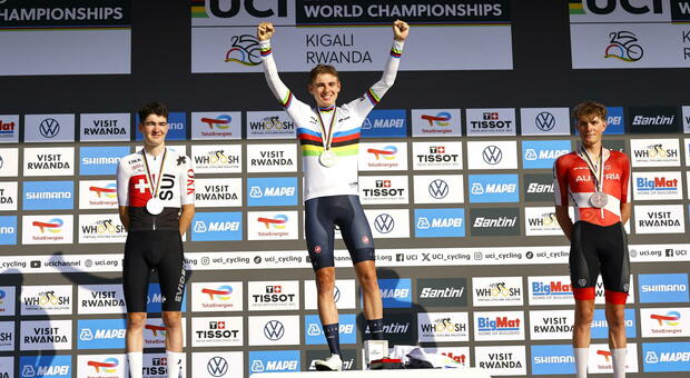 Lorenzo Finn osvojil zlato na svetovnem prvenstvu v kolesarstvu do 23 let v Ruandi