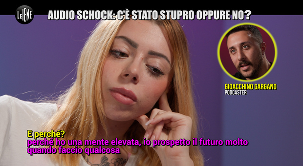 Stupro di gruppo, Asia Vitale e il podcaster: la telefonata in