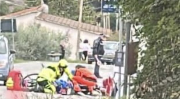 Investito un ciclista a Paliano, interviene l’eliambulanza