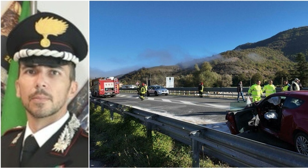 Rieti, incidente sulla Salaria: due morti. Tra le vittime il tenente colonnello dei carabinieri Matteo Branchinelli