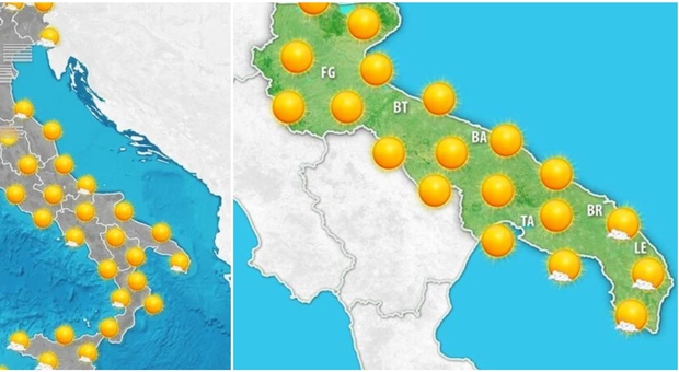 Meteo, le previsioni per il Natale, super anticiclone tropicale: l'inverno anomalo con punte di 20°C Meteo, le previsioni per il Natale, super anticiclone tropicale: l'inverno anomalo con punte di 20°C