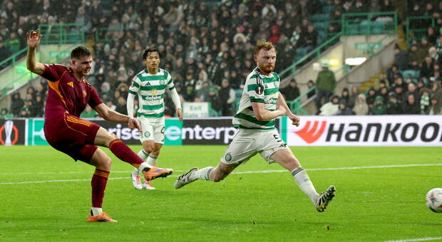 Celtic-Roma 0-3, le pagelle: Ferguson (7,5) cinico, Celik (7) altro assist, Soulé (7,5) piede vellutato