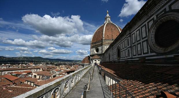 7 agosto 2020: la Cupola di Brunelleschi del Duomo di Firenze compie 600 anni August, 7 2020: BrunelleschiÂ?s Dome of the Florence Cathedral celebrates 600 years Courtesy Opera di Santa Maria del Fiore, foto Claudio Giovannini