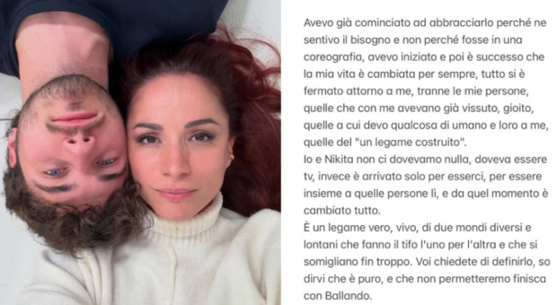 Andrea Delogu a Nikita Perotti: «Questo post è una dichiarazione, il nostro legame non finirà con Ballando»