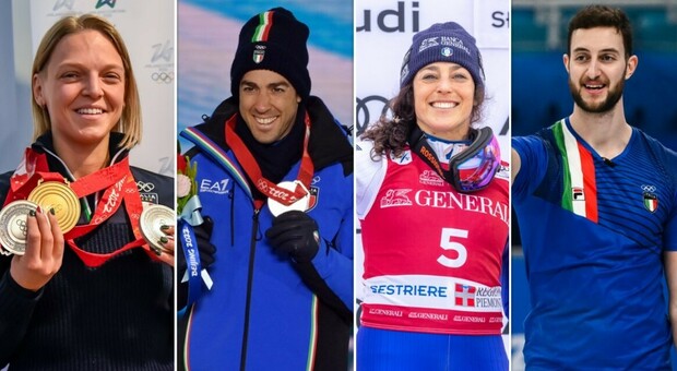 Olimpiadi, l'Italia ha scelto i suoi portabandiera: Arianna Fontana e Federico Pellegrino a Milano, Federica Brignone e Amos Mosaner a Cortina