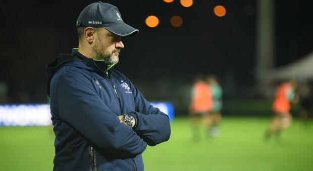 L'allenatore Marco Bortolami