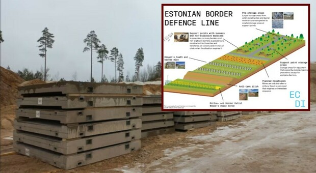 Estonia, 28 bunker al confine per difendersi da un attacco russo: il muro dei Paesi Baltici sul fianco Est della Nato