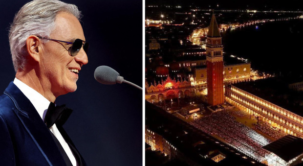 Andrea Bocelli annuncia il concerto in Piazza San Marco, Brugnaro: «Appuntamento di altissimo profilo artistico»