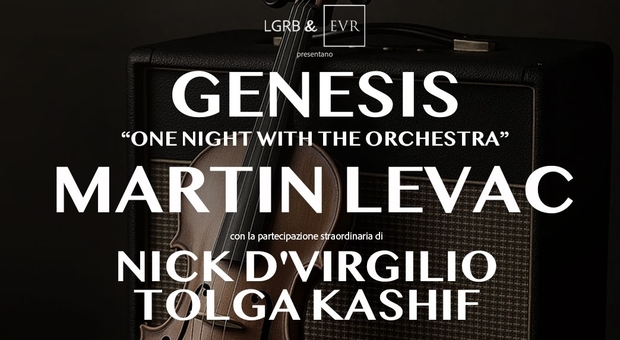 “Genesis - One Night with the Orchestra”, l'omaggio musicale all’Auditorium La Nuvola di Roma