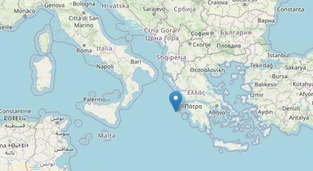 Terremoto di magnitudo 5.8 nel mar Ionio, la potente scossa a 18km di profondità nella notte