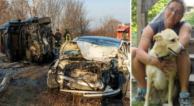 «Carmen solare e gentile», il dolore del compagno della 54enne morta poche ore dopo il violento incidente frontale