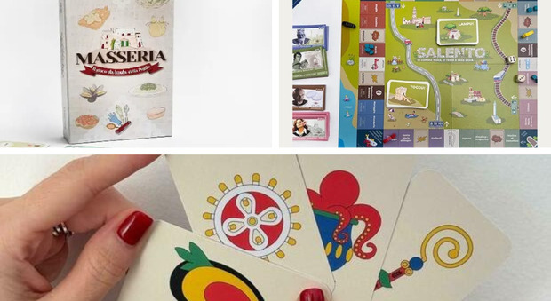 Masseria, Monopoli salentino (con "Toccu" e "Lampu") e carte baresi. Tutti i giochi da tavolo pugliesi