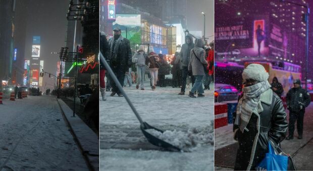 Snežni vihar ohromil New York, odpovedani leti in ogroženo silvestrovanje na Times Square