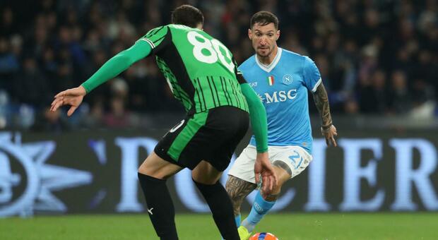  Napoli-Sassuolo, problema fisico anche per Politano: ma l'azzurro stringe i denti 