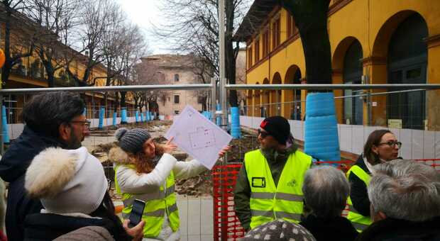 Fano, la basilica di Vitruvio emersa tra due piazze: tre edifici ostacolano il recupero