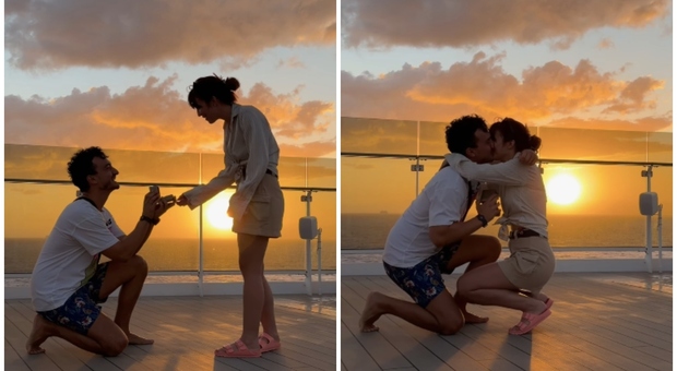 Andrea Dianetti si sposa: la proposta di matrimonio in crociera ai Caraibi e la reazione della fidanzata Miriam Milani