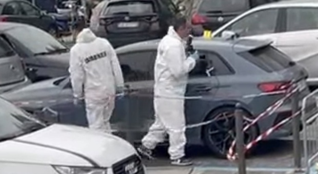 L'auto dei malviventi