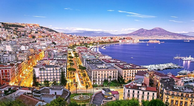 Una vista della città di Napoli