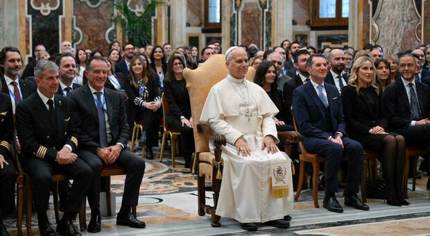  Papa Leone XIV riceve una delegazione di ITA Airways in udienza pubblica 